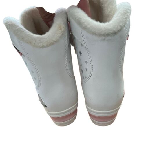 Jackson Softec Girls Snowflake Print Ice Skates - Size 3 - Picture 5 of 9